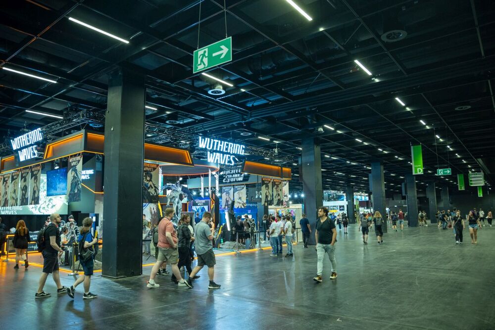 Premiera nowej wersji gry „Warsaw Rising – Miasto Bohaterów” na targach gamingowych GAMESCOM – Niemcy, 23–27 sierpnia 2023. Pawel Grabowski (wowpictures.tv)