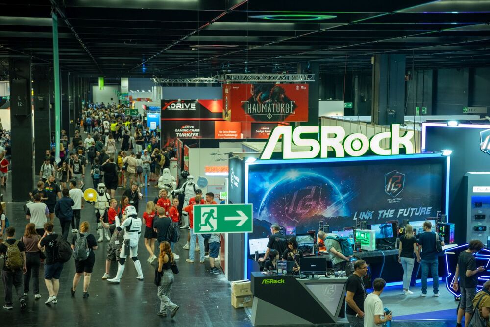 Premiera nowej wersji gry „Warsaw Rising – Miasto Bohaterów” na targach gamingowych GAMESCOM – Niemcy, 23–27 sierpnia 2023. Pawel Grabowski (wowpictures.tv)