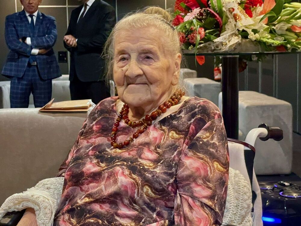 Setne urodziny Wandy Bortkiewicz – Ostróda, 26 sierpnia 2023. Fot. Karolina Retkowicz (IPN)