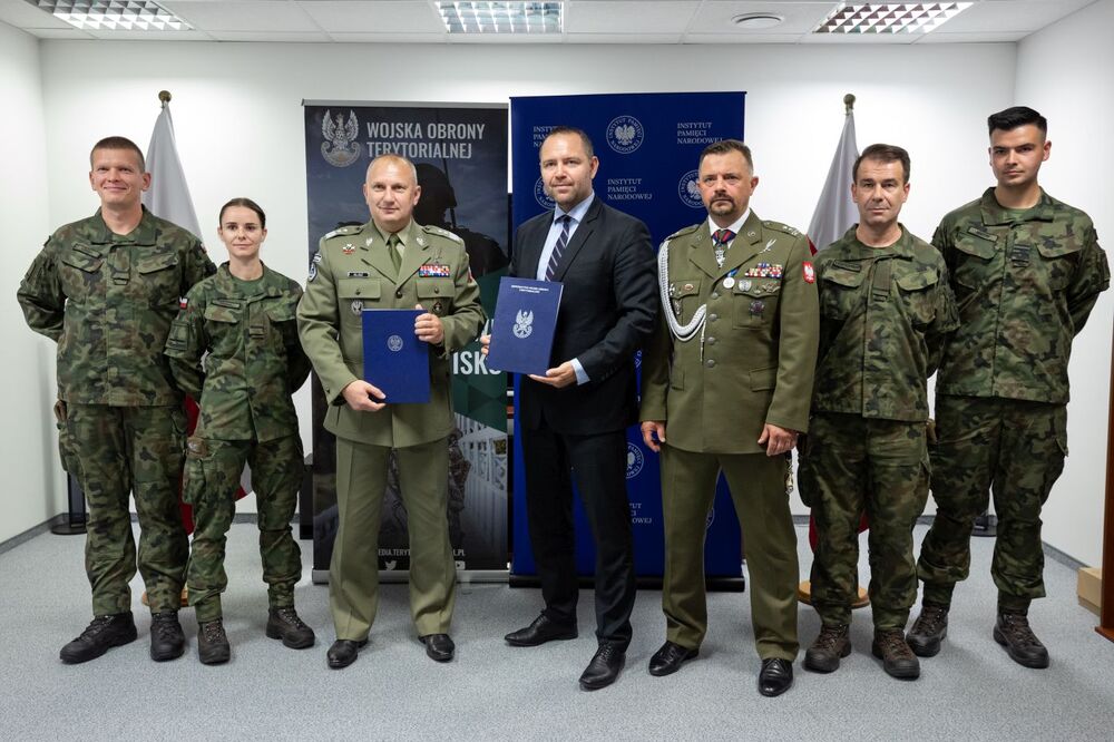 IPN podpisał porozumienie z dowództwem WOT w sprawie współpracy – Warszawa, 29 sierpnia 2023. Fot: Mikołaj Bujak (IPN)