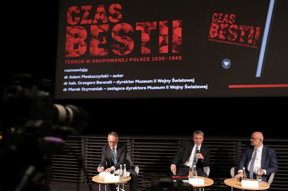 Promocja książki „Czas bestii. Terror w okupowanej Polsce 1939–1945” – Gdańsk, 30 sierpnia 2023. Fot. Mikołaj Bujak (IPN)