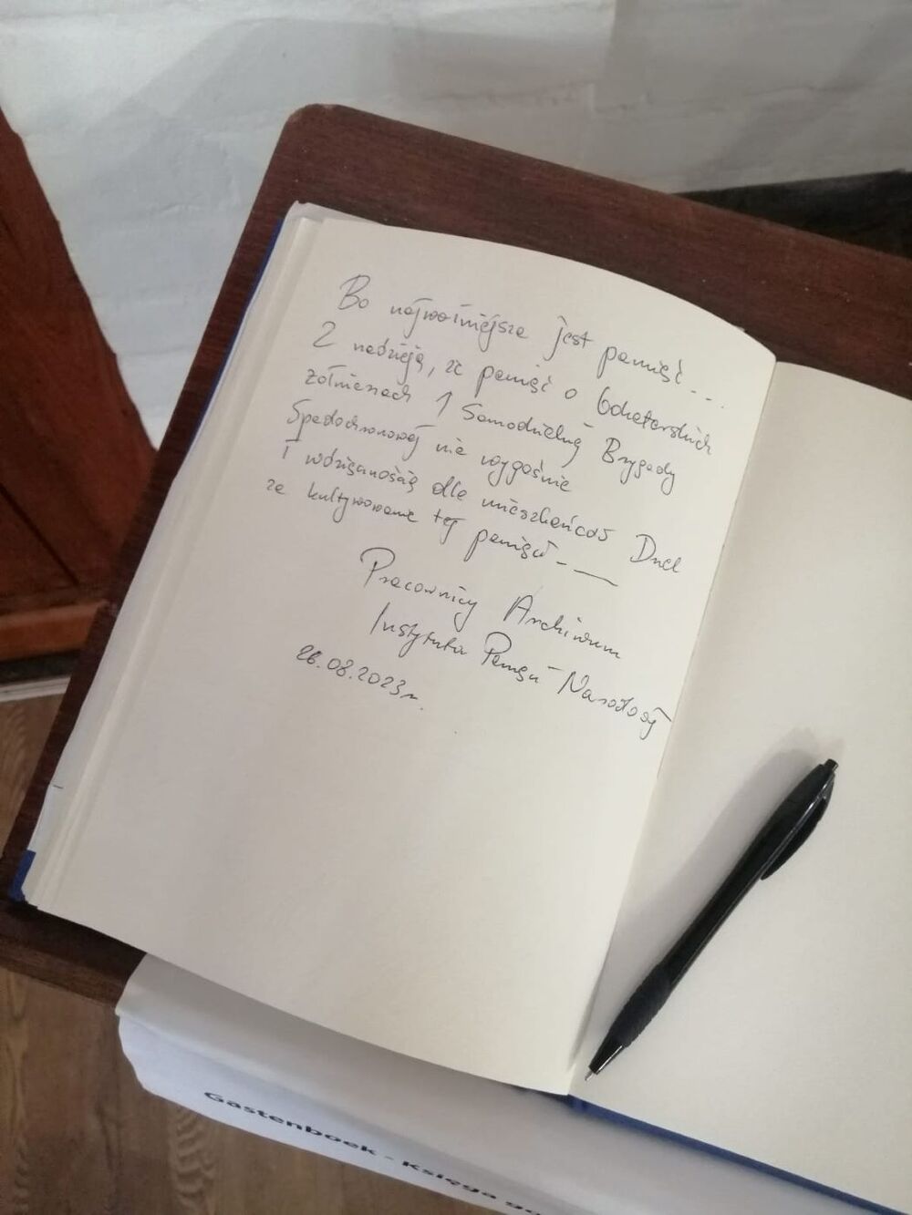 Pracownicy Archiwum IPN na 6 Pikniku Rodzinnym w Apeldoorn – Holandia, 26–27 sierpnia 2023. Fot: AIPN