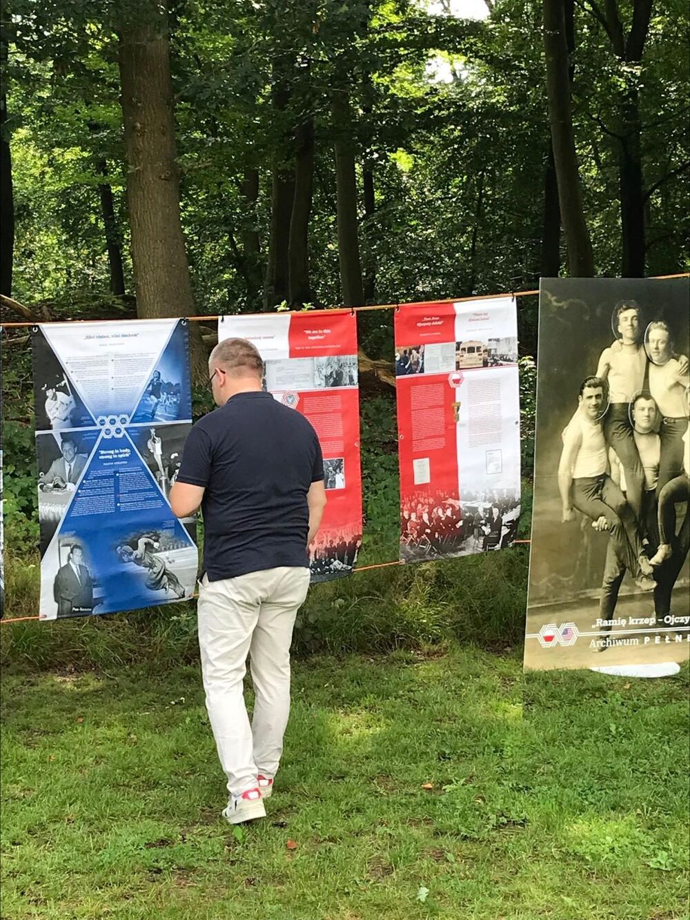 Pracownicy Archiwum IPN na 6 Pikniku Rodzinnym w Apeldoorn – Holandia, 26–27 sierpnia 2023. Fot: AIPN