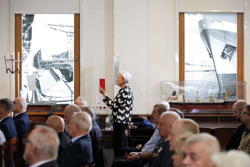 Uroczystość wręczenia Krzyży Wolności i Solidarności – Gdańsk, 31 sierpnia 2023. Fot: Mikołaj Bujak (IPN)