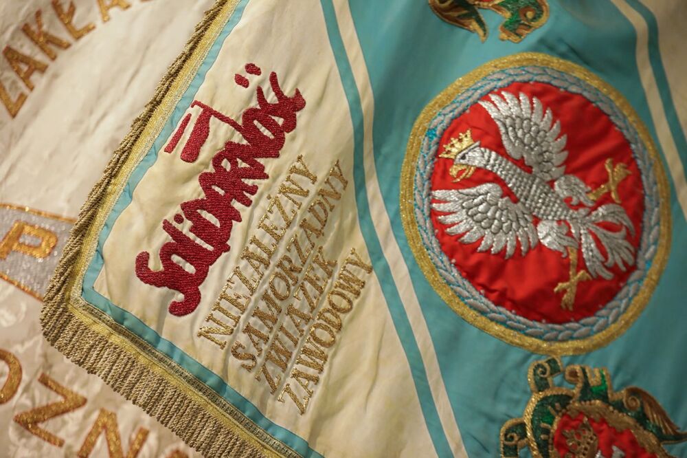 Uroczystość wręczenia Krzyży Wolności i Solidarności – Gdańsk, 31 sierpnia 2023. Fot: Mikołaj Bujak (IPN)