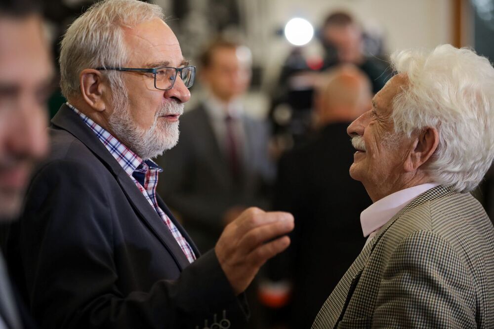 Uroczystość wręczenia Krzyży Wolności i Solidarności – Gdańsk, 31 sierpnia 2023. Fot: Mikołaj Bujak (IPN)