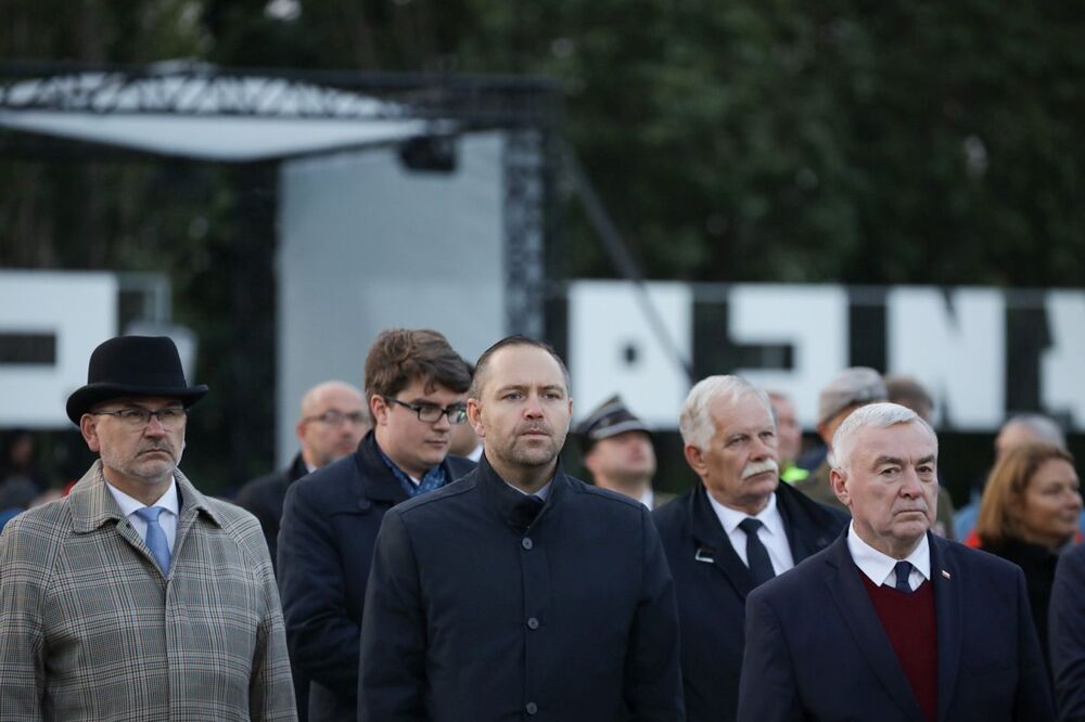 Uroczystości pod Pomnikiem Obrońców Wybrzeża na Westerplatte – 1 września 2023. Fot. Mikołaj Bujak (IPN)