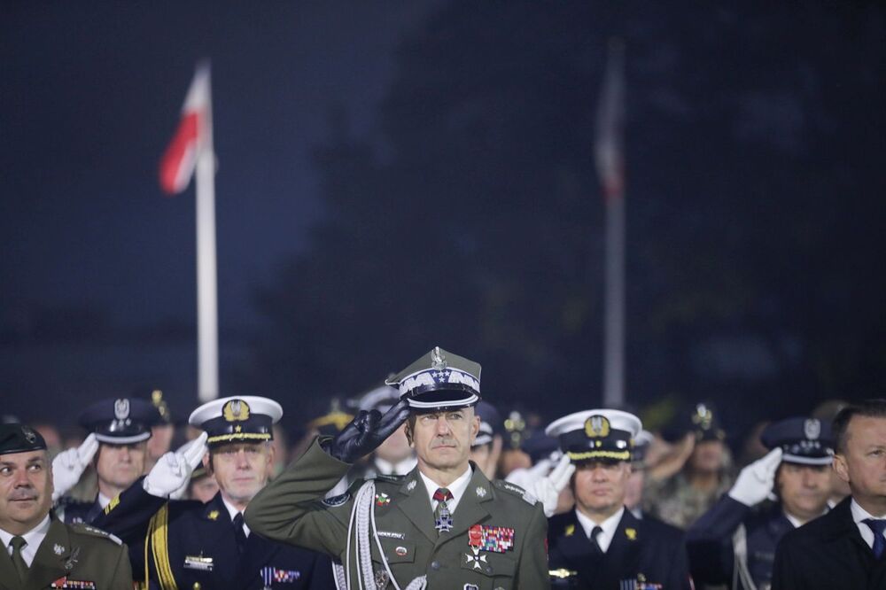 Uroczystości pod Pomnikiem Obrońców Wybrzeża na Westerplatte – 1 września 2023. Fot. Mikołaj Bujak (IPN)