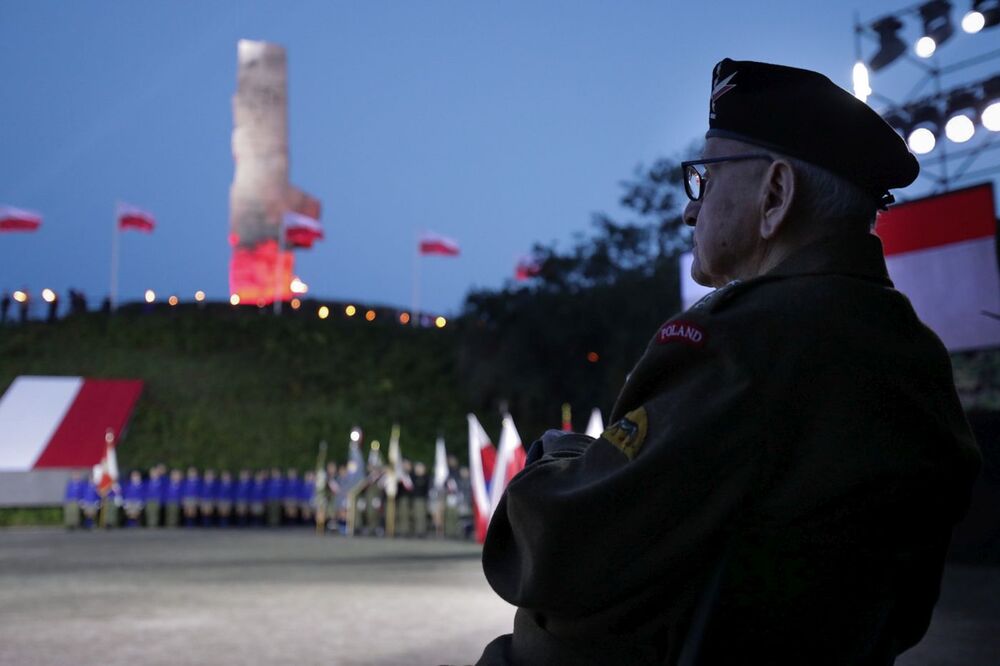 Uroczystości pod Pomnikiem Obrońców Wybrzeża na Westerplatte – 1 września 2023. Fot. Mikołaj Bujak (IPN)