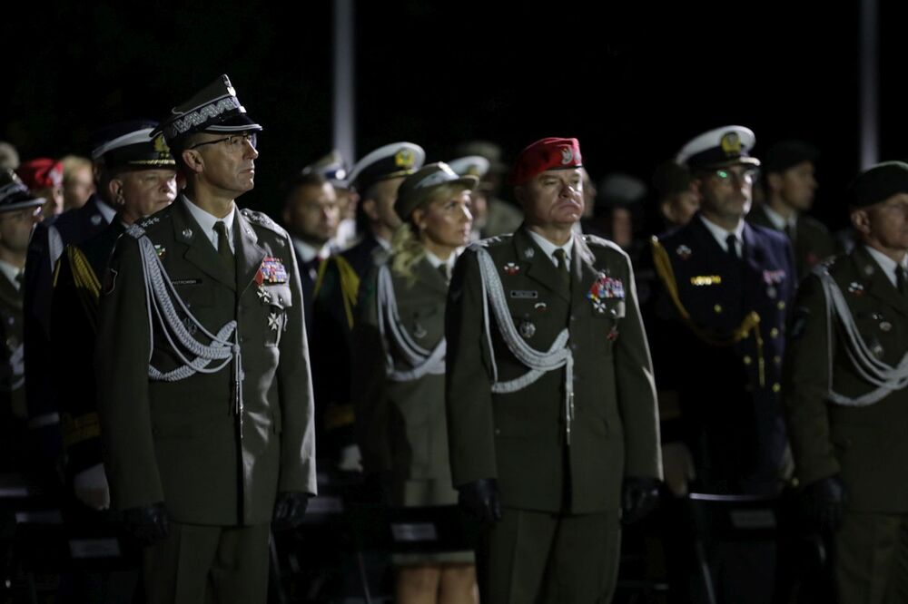 Uroczystości pod Pomnikiem Obrońców Wybrzeża na Westerplatte – 1 września 2023. Fot. Mikołaj Bujak (IPN)
