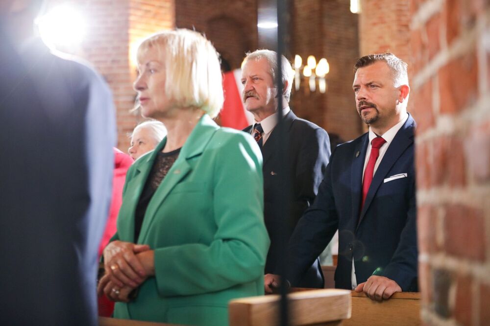 Msza święta w bazylice św. Brygidy – 1 września 2023. Fot. Mikołaj Bujak (IPN)