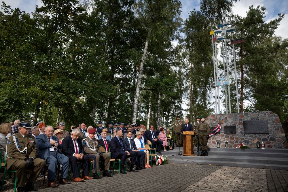 84. rocznica wybuchu II wojny światowej i szarży 18. Pułku Ułanów Pomorskich z 1.09.1939 r. – Nowa Cerkiew, 3 września 2023. Fot: Mikołaj Bujak (IPN)
