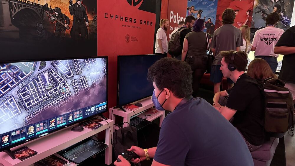 „Warsaw Rising – Miasto Bohaterów” oraz „Gra Szyfrów” na PAX WEST – Seattle, 1-4 września 2023 r. fot. Tobiasz Wultański, IPN