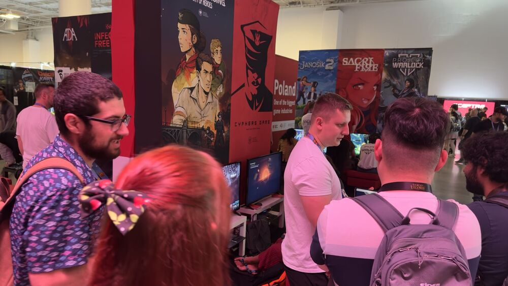 „Warsaw Rising – Miasto Bohaterów” oraz „Gra Szyfrów” na PAX WEST – Seattle, 1-4 września 2023 r. fot. Tobiasz Wultański, IPN