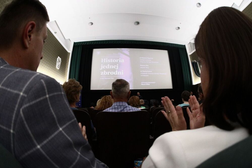 Pokaz filmu „Historia jednej zbrodni” – Warszawa, 4 września 2023. Fot. Sławek Kasper (IPN)