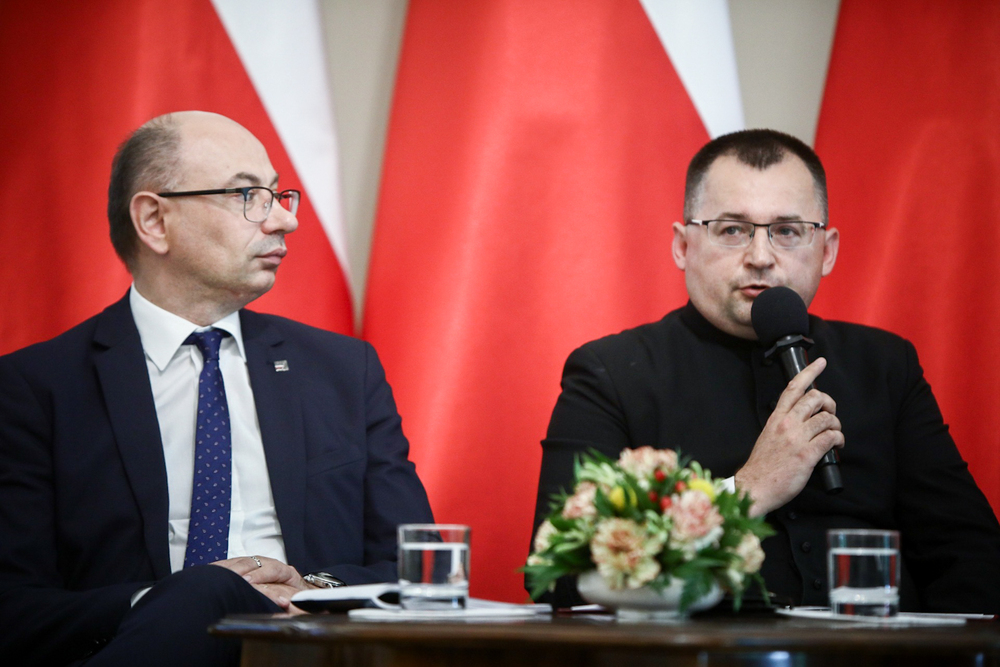 Konferencja naukowa „Niemiecki mord na Ulmach. Represje za pomoc ludności żydowskiej w kontekście realiów czasu Zagłady” w Warszawie – 7 września 2023. Fot. Sławek Kasper (IPN)