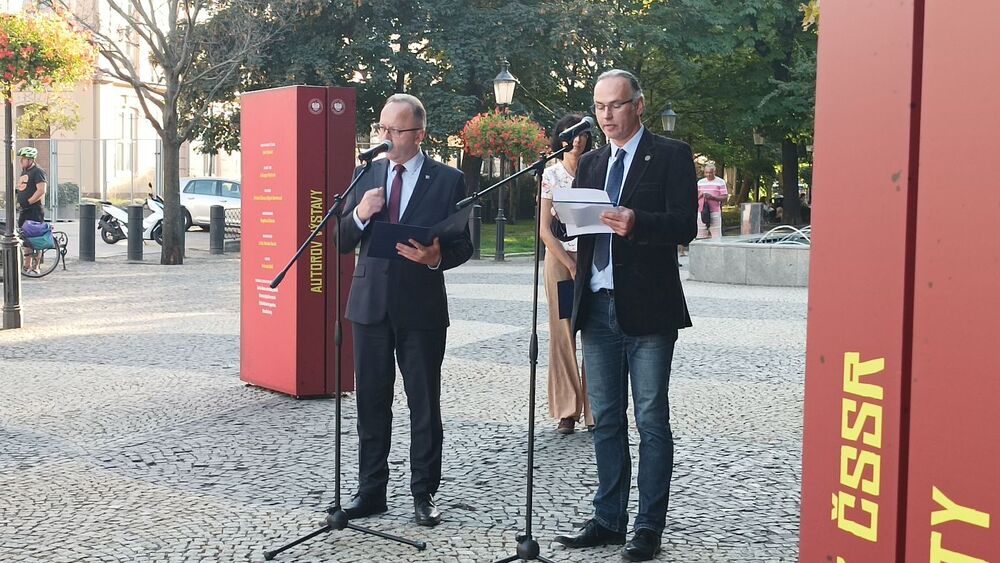 Otwarcie wystawy  „Nie tylko Siwiec” – Bratysława, 8 września 2023. Fot. IPN