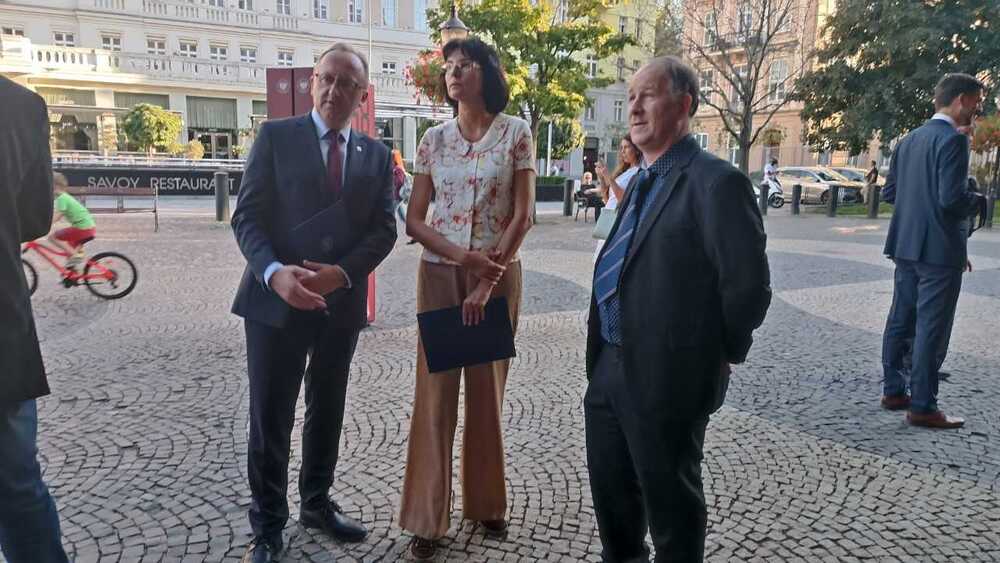 Otwarcie wystawy  „Nie tylko Siwiec” – Bratysława, 8 września 2023. Fot. IPN