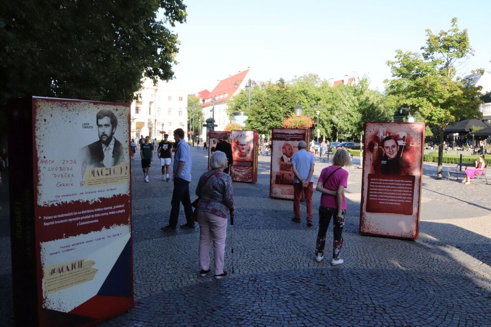 Otwarcie wystawy  „Nie tylko Siwiec” – Bratysława, 8 września 2023. Fot. Instytut Pamięci Narodu (ÚPN)