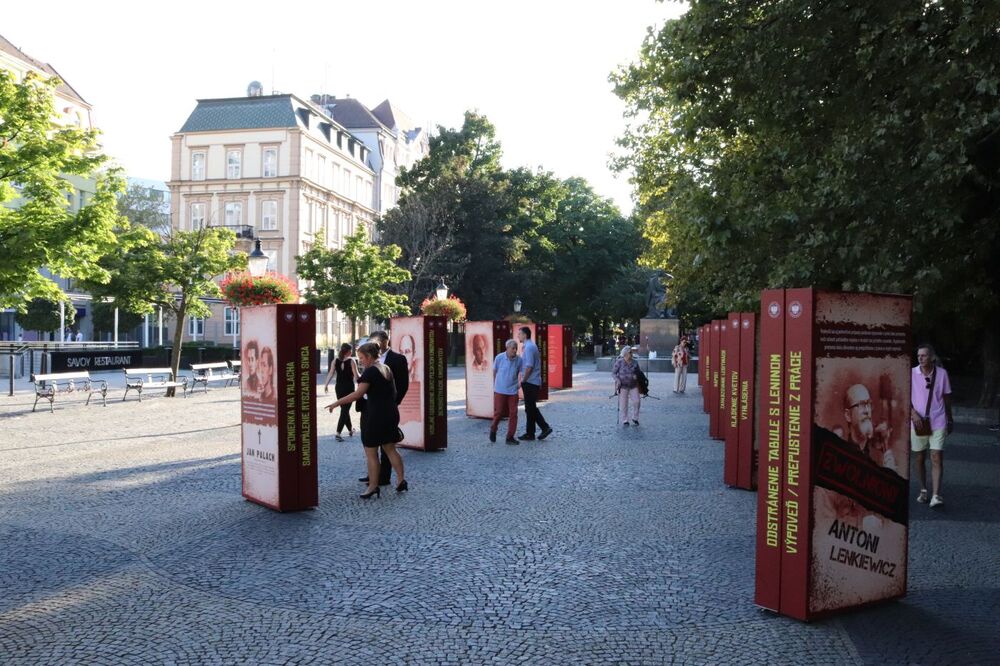 Otwarcie wystawy  „Nie tylko Siwiec” – Bratysława, 8 września 2023. Fot. Instytut Pamięci Narodu (ÚPN)