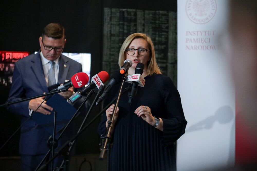 Otwarcie wystawy IPN „»Błogosławieni Sprawiedliwi, albowiem…« Opowieść o Rodzinie Ulmów” – Markowa, 9 września 2023. Fot. Mikołaj Bujak (IPN)