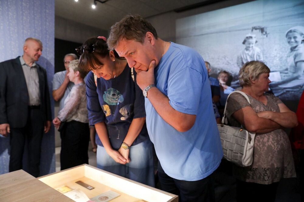 Otwarcie wystawy IPN „»Błogosławieni Sprawiedliwi, albowiem…« Opowieść o Rodzinie Ulmów” – Markowa, 9 września 2023. Fot. Mikołaj Bujak (IPN)