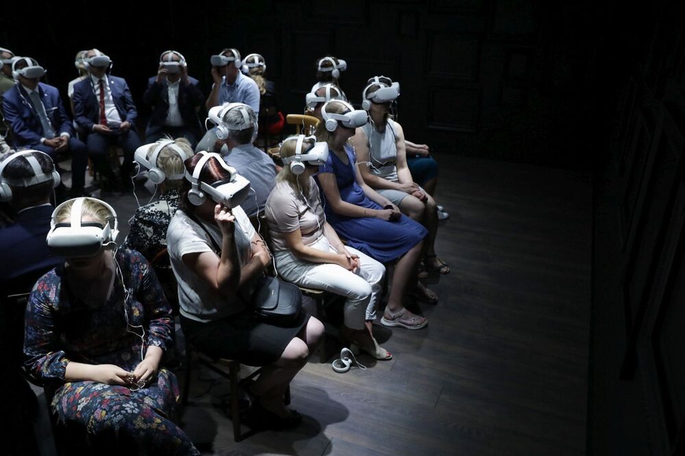 Pokaz przedpremierowy immersyjnej etiudy filmowej „Świadectwo poMOCY” – Rzeszów, 9 września 2023. Fot. Mikołaj Bujak (IPN)