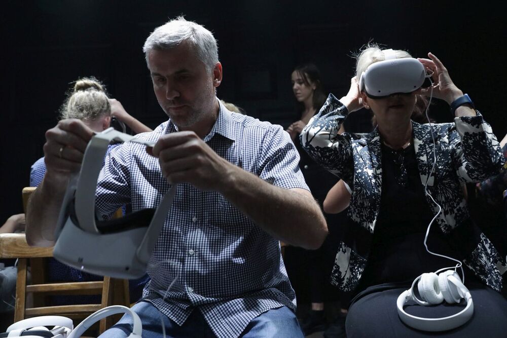 Pokaz przedpremierowy immersyjnej etiudy filmowej „Świadectwo poMOCY” – Rzeszów, 9 września 2023. Fot. Mikołaj Bujak (IPN)