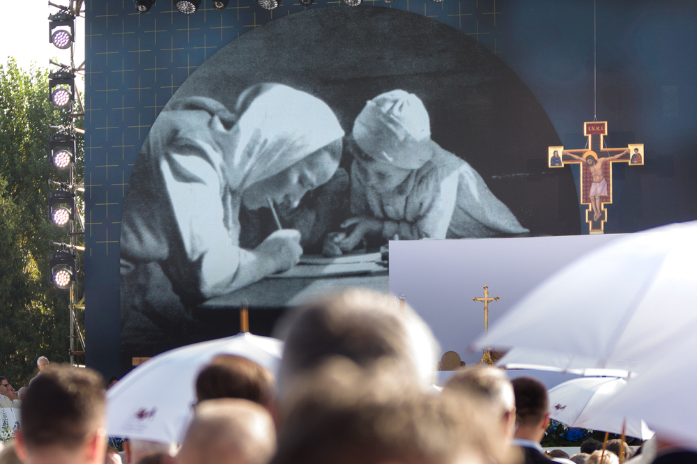 Uroczystość beatyfikacyjna rodziny Ulmów w Markowej – 10 września 2023. Fot. Sławek Kasper (IPN)