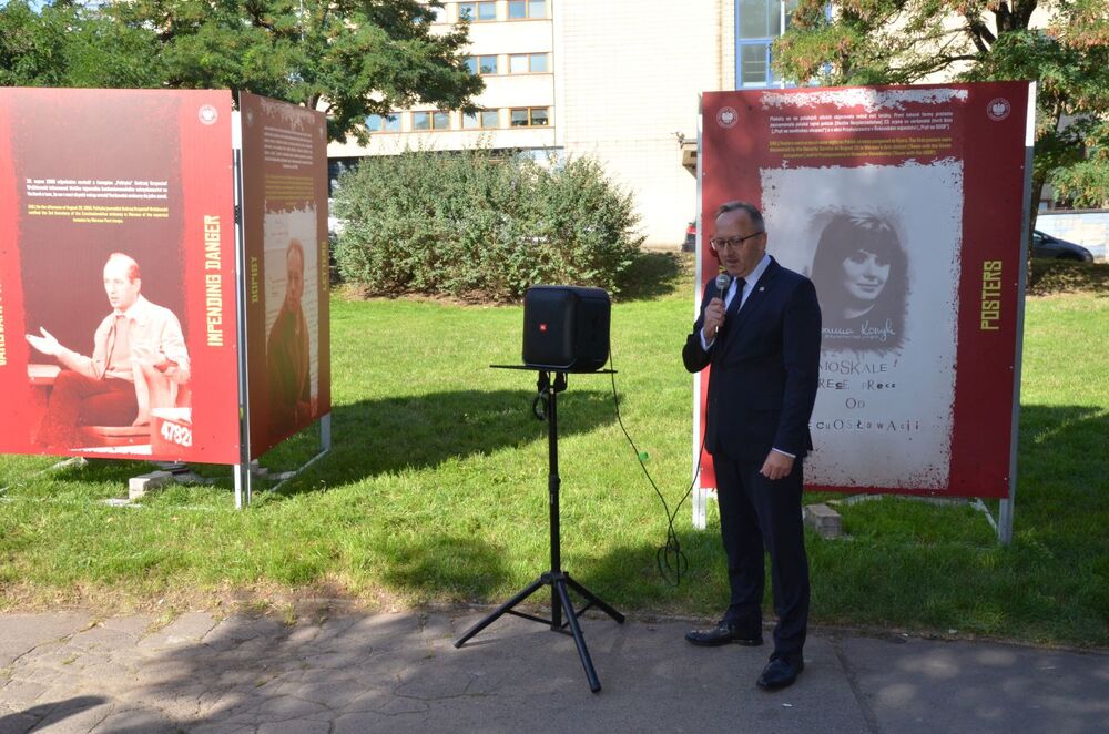 Otwarcie wystawy „Nie tylko Siwiec” – Praga, 8 września 2023. Fot. Instytut Badania Reżimów Totalitarnych