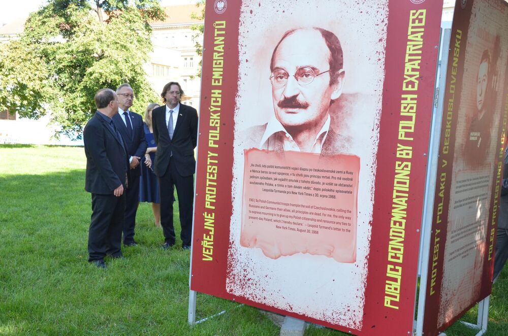 Otwarcie wystawy „Nie tylko Siwiec” – Praga, 8 września 2023. Fot. Instytut Badania Reżimów Totalitarnych