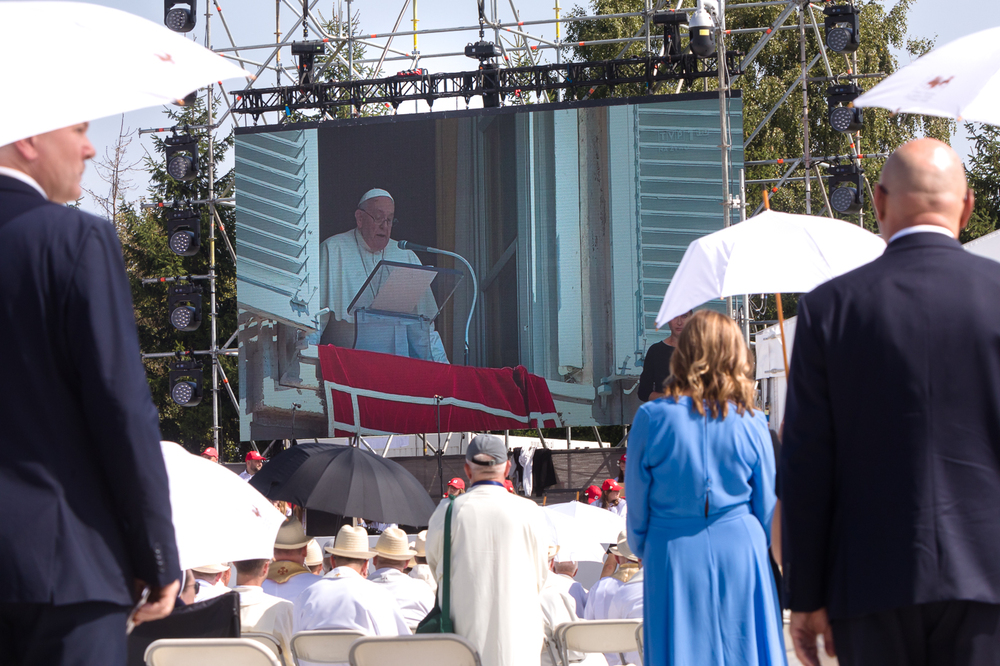 Uroczystość beatyfikacyjna rodziny Ulmów w Markowej – 10 września 2023. Fot. Sławek Kasper (IPN)