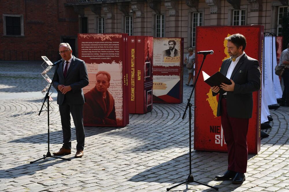 W Warszawie otwarto wystawę „Nie tylko Siwiec” – 12 września 2023. Fot. Andrzej Węcławek (IPN)