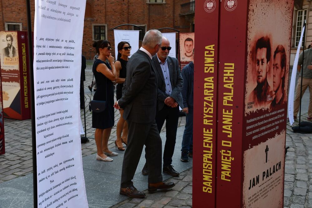 W Warszawie otwarto wystawę „Nie tylko Siwiec” – 12 września 2023. Fot. Andrzej Węcławek (IPN)