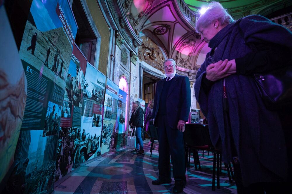 Otwarcie wystawy IPN „Szlaki Nadziei. Odyseja wolności” – Buenos Aires, 12 września 2023. Fot. Mikołaj Bujak (IPN)