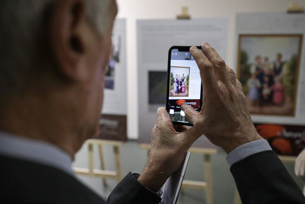 Wystawa „Samarytanie z Markowej” w Rosario – Argentyna, 14 września 2023. Fot. Mikołaj Bujak (IPN)