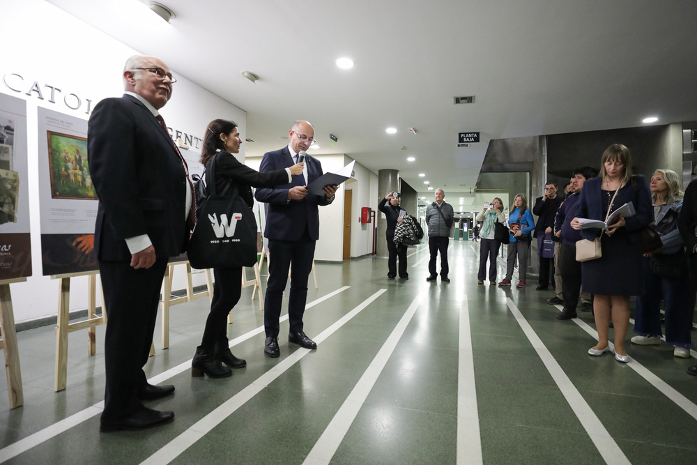 Wystawa „Samarytanie z Markowej” w Rosario – Argentyna, 14 września 2023. Fot. Mikołaj Bujak (IPN)