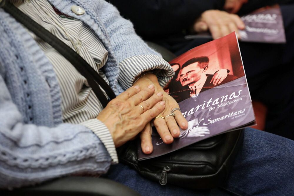 Wystawa „Samarytanie z Markowej” w Rosario – Argentyna, 14 września 2023. Fot. Mikołaj Bujak (IPN)