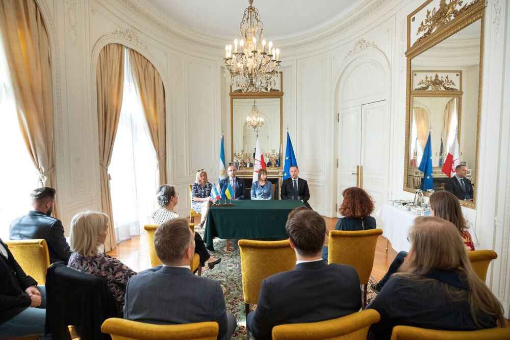 Spotkanie w Ambasadzie RP – Buenos Aires, 14 września 2023. Fot. Mikołaj Bujak (IPN)