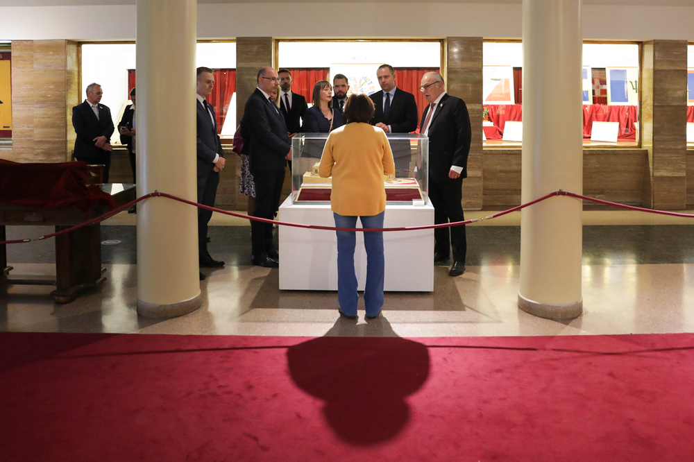 Wizyta przy Narodowym Pomniku Flagi – Rosario, 14 września 2023. Fot. Mikołaj Bujak (IPN)