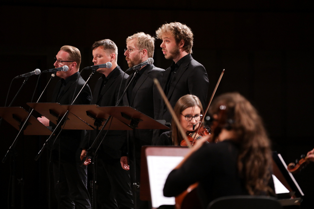 Wręczenie medalu Reipublicae Memoriae Meritum oraz koncert „…w drodze” w ramach cyklu „Artyści Andersa” – Warszawa, 20 września 2023. Fot. Mikołaj Bujak (IPN)