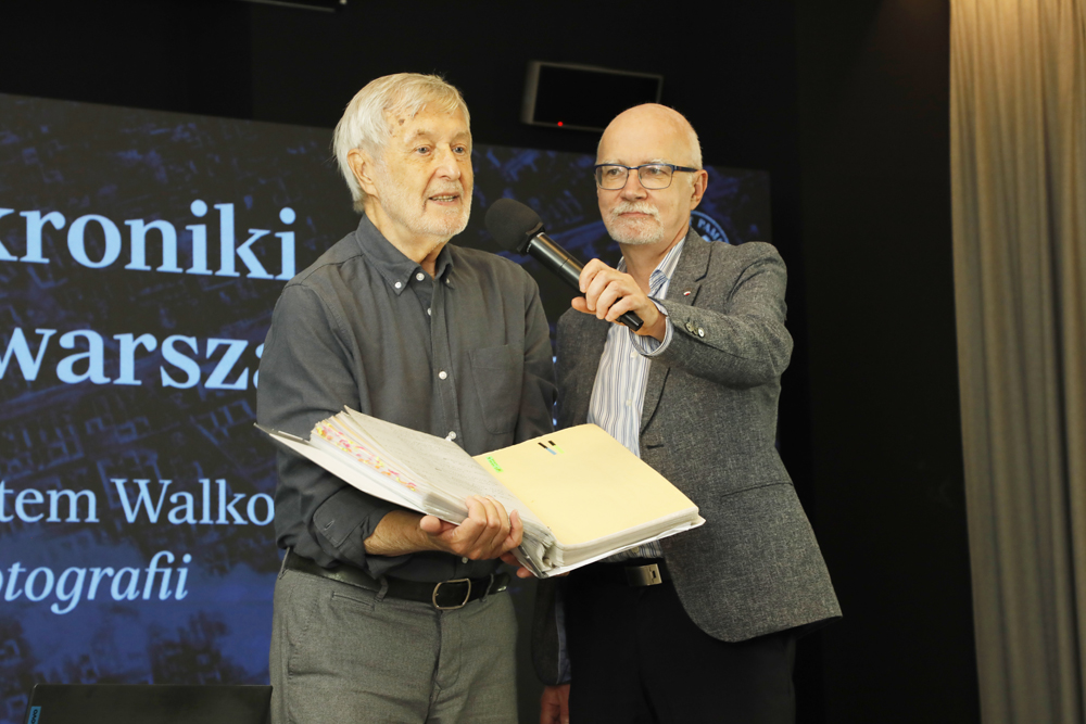 Spotkanie „Zapomniane kroniki powstania warszawskiego” z cyklu „Historia zapisana w fotografii” – Warszawa, 20 września 2023. Fot. Piotr Życieński (IPN)