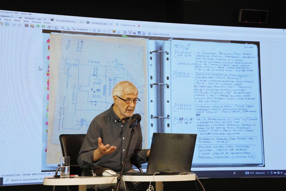 Spotkanie „Zapomniane kroniki powstania warszawskiego” z cyklu „Historia zapisana w fotografii” – Warszawa, 20 września 2023. Fot. Piotr Życieński (IPN)