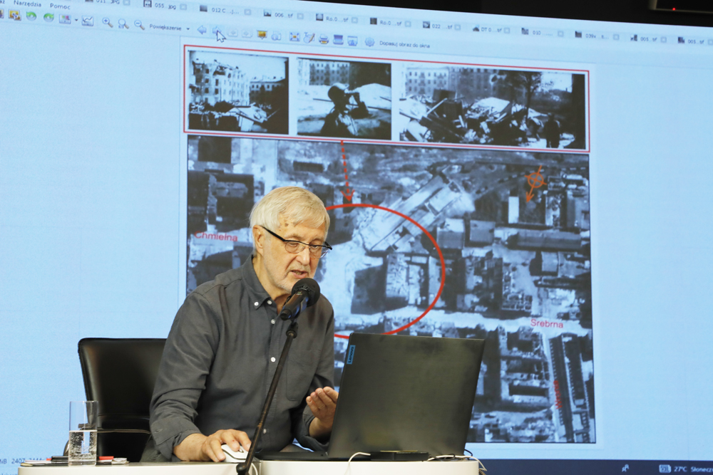 Spotkanie „Zapomniane kroniki powstania warszawskiego” z cyklu „Historia zapisana w fotografii” – Warszawa, 20 września 2023. Fot. Piotr Życieński (IPN)