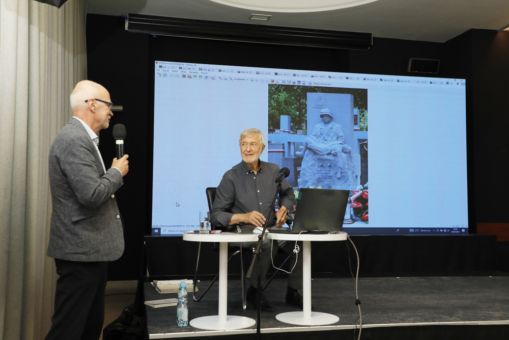 Spotkanie „Zapomniane kroniki powstania warszawskiego” z cyklu „Historia zapisana w fotografii” – Warszawa, 20 września 2023. Fot. Piotr Życieński (IPN)