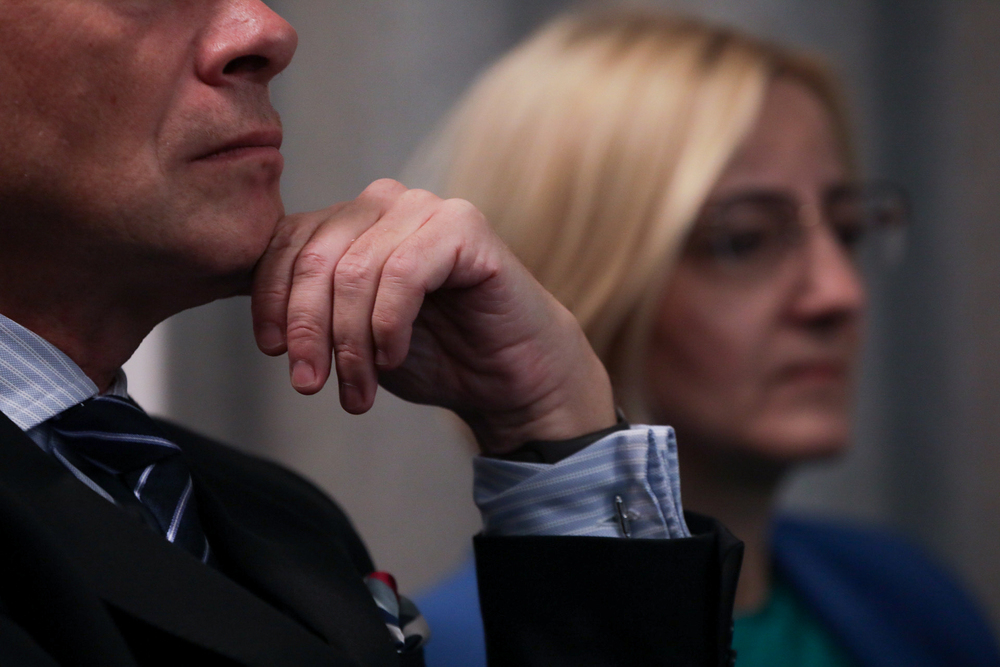 Konferencja popularnonaukowa „Odpowiedzialność za działalność sądownictwa niemieckiego w okupowanej Polsce (1939-1945)” – Warszawa, 25 września 2023. Fot. Mikołaj Bujak (IPN)