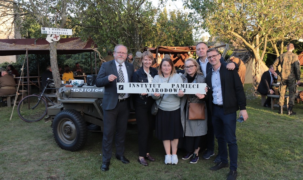 Wizyta delegacji IPN w Easton on the Hill – Anglia, 23 września 2023. Fot. IPN