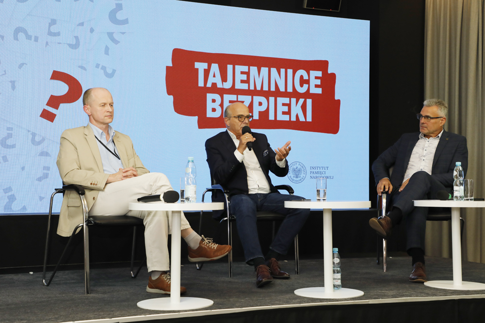 Spotkanie „Tajemnice zabójstwa ks. Franciszka Blachnickiego” z cyklu „Tajemnice bezpieki” – Warszawa, 26 września 2023. Fot. Piotr Życieński (IPN)