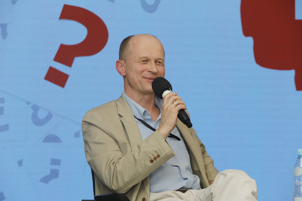 Spotkanie „Tajemnice zabójstwa ks. Franciszka Blachnickiego” z cyklu „Tajemnice bezpieki” – Warszawa, 26 września 2023. Na zdj. gen. Andrzej Kowalski. Fot. Piotr Życieński (IPN)