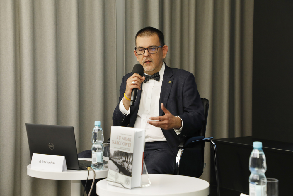 Spotkanie z cyklu „Książki pełne historii” – Warszawa, 27 września 2023. Na zdj. Rafał Sierchuła. Fot. Piotr Życieński (IPN)